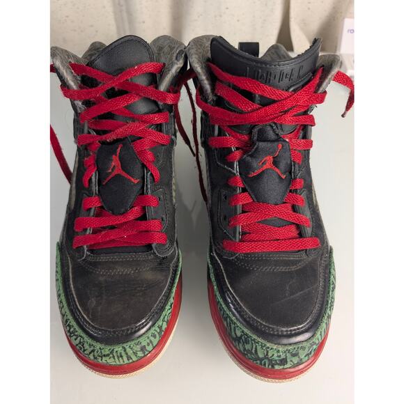Nike Air Jordan Spizike OG Black Varsity Red Green Men's 315371-026 Size 8.5 - Picture 4 of 14